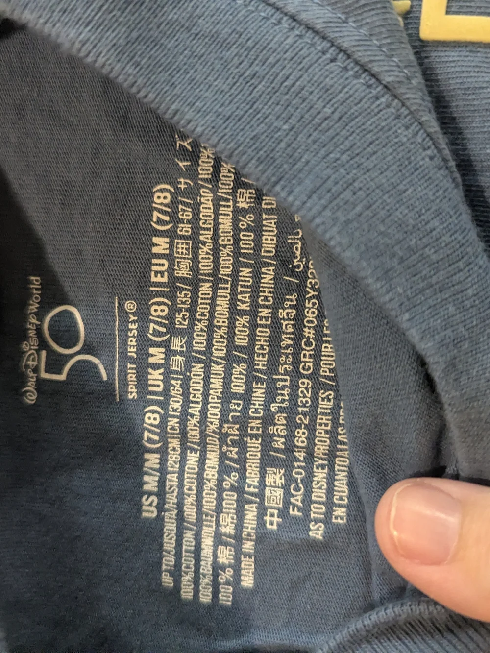 Walt Disney World 50th Anniversary Spirit Jersey